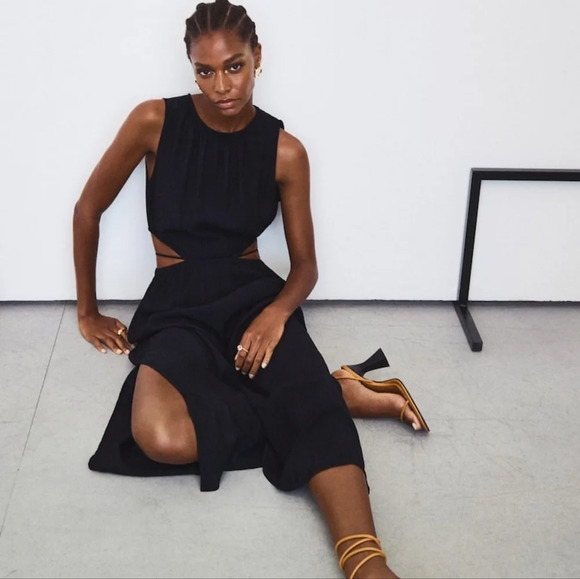 Mango[US:6]-Side slit  dress - Picture 12 of 15